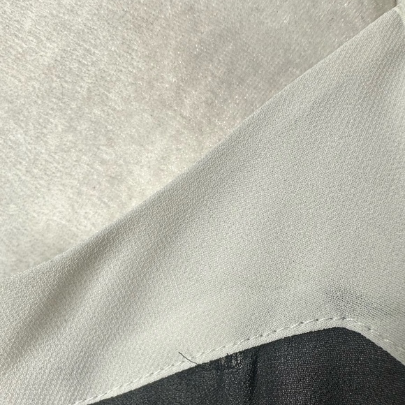 Ann Taylor Asymmetrical Blue Blouse Small petite - Picture 5 of 9